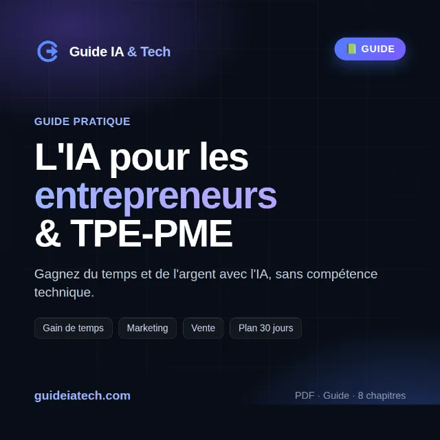 Couverture : L'IA pour les entrepreneurs & TPE-PME