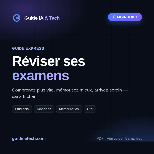 Couverture : Réviser ses examens avec l'IA
